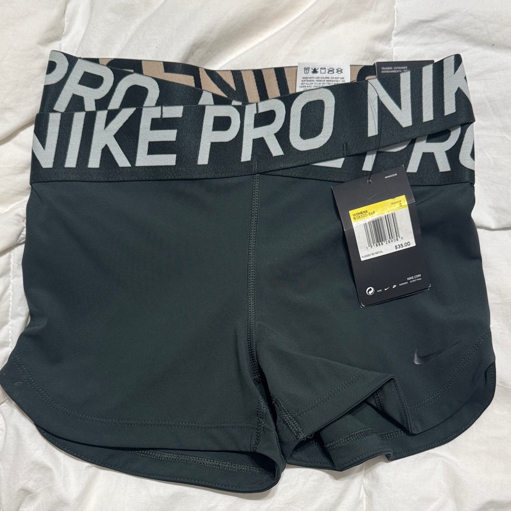 Nike Pro Women's Dark teal Athletic Shorts